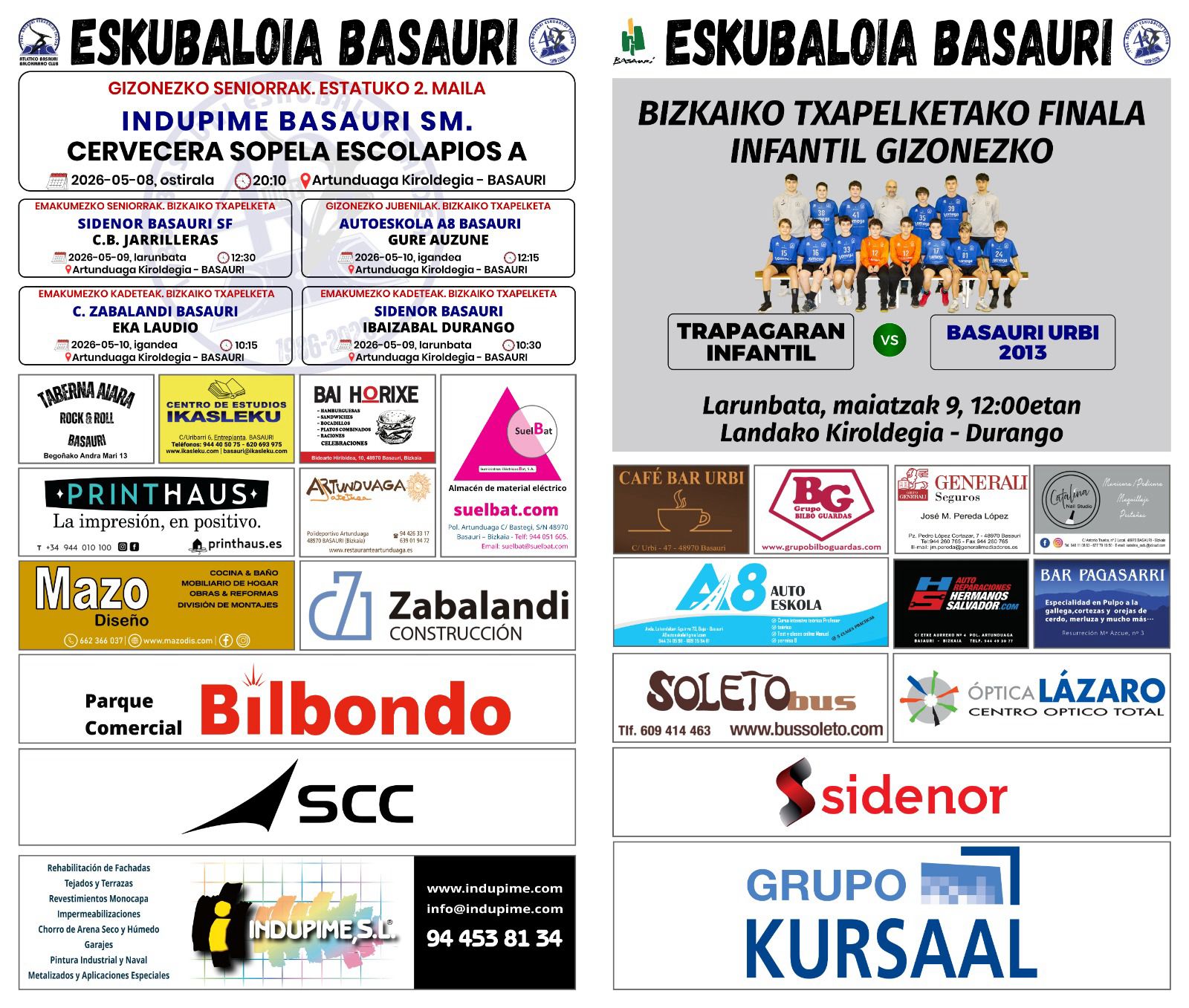 Cartelera 20260509