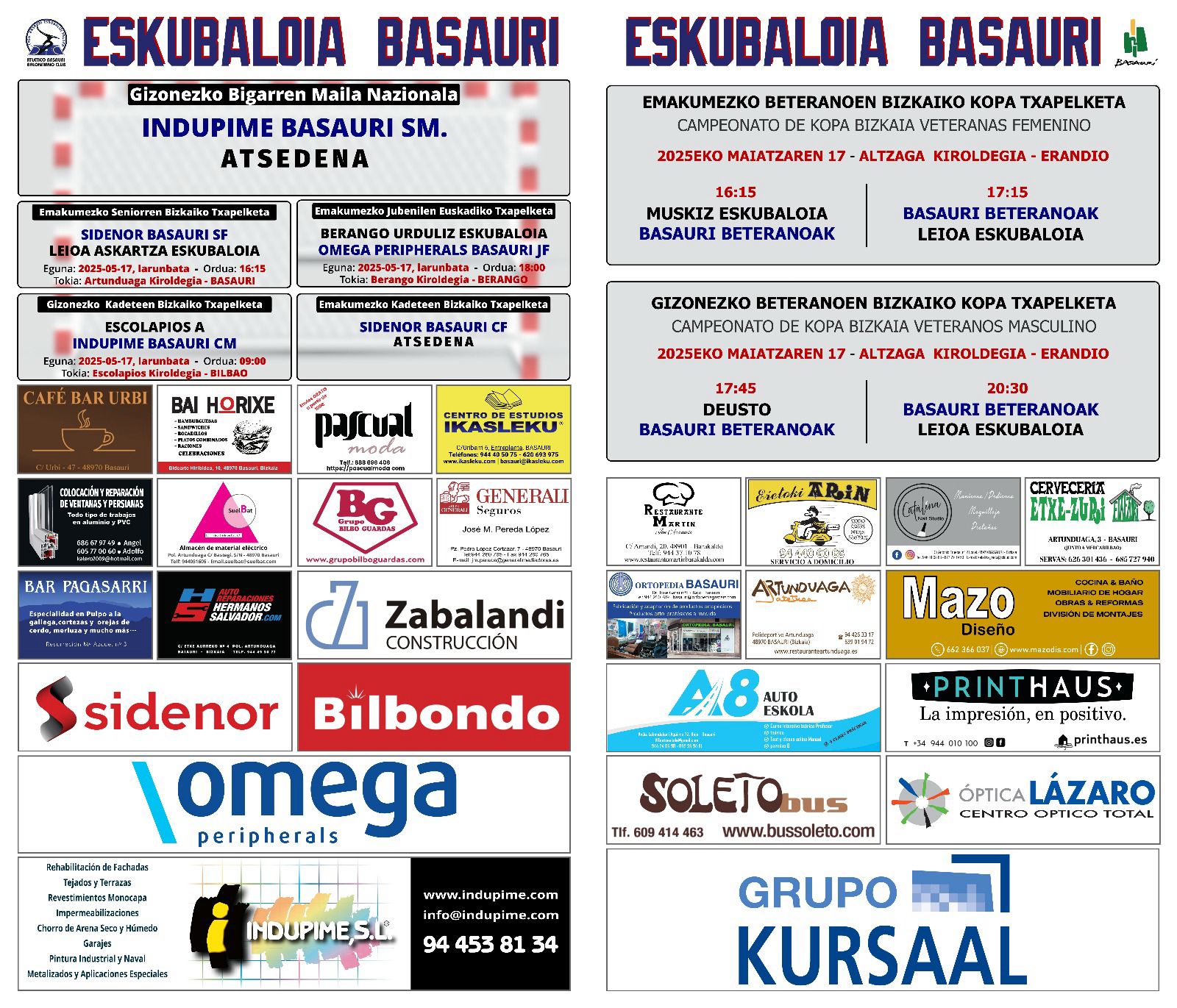 Cartelera 20250517